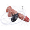 RealCockz Gode Éjaculateur Softy Cum 14 x 3.5cm Marron